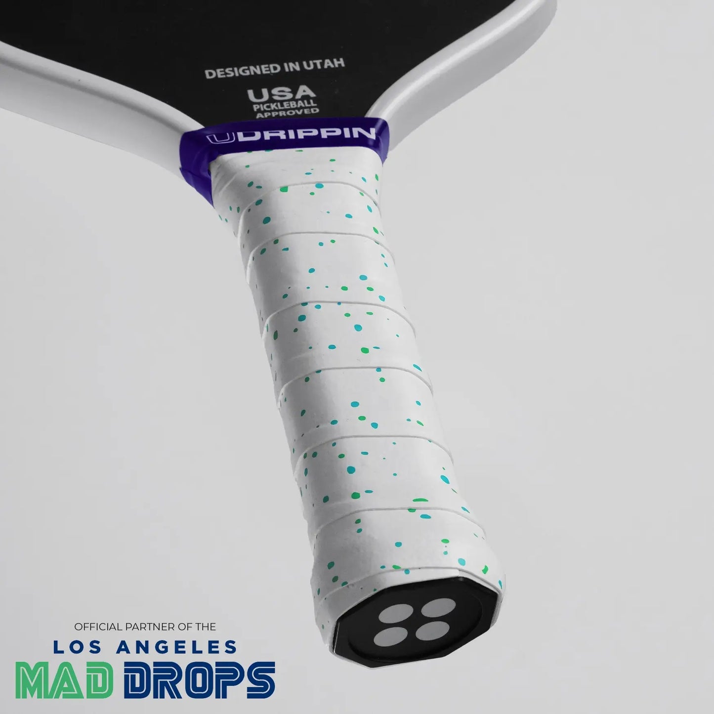 MAD DROPS X UDRIPPIN - Blue Green Flakes Custom Grips